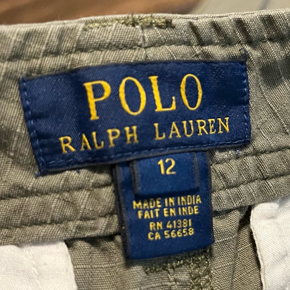 Polo by‎ Ralph Lauren Green Knee-Length Cargo Shorts - Picture 2 of 5